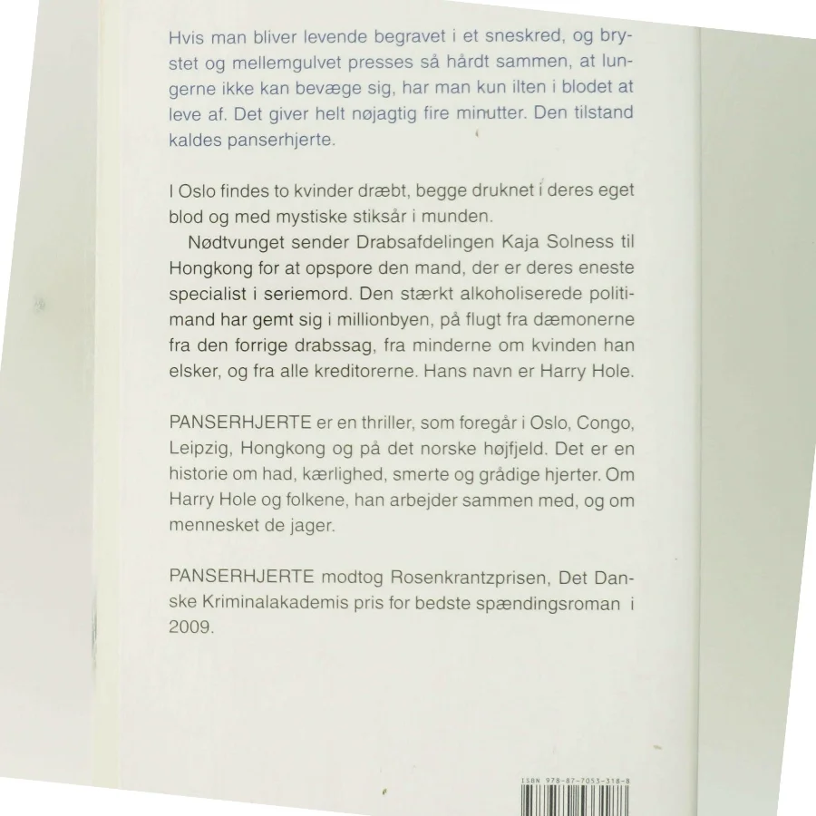 Panserhjerte af Jo Nesbø (Bog)