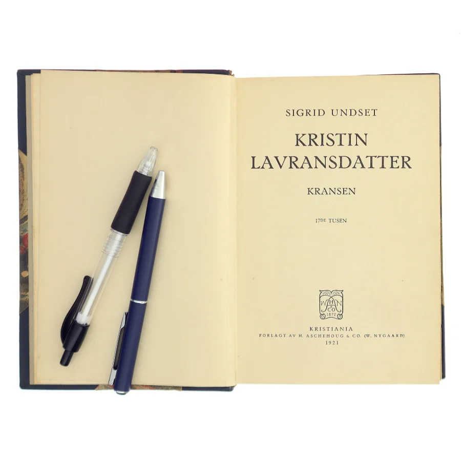 Kristin Lavransdatter af Sigrid Undset (Bog)