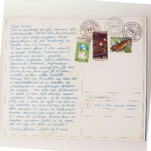 Postkort fra Den Ny Verden af Dorrit Saietz (Bog)