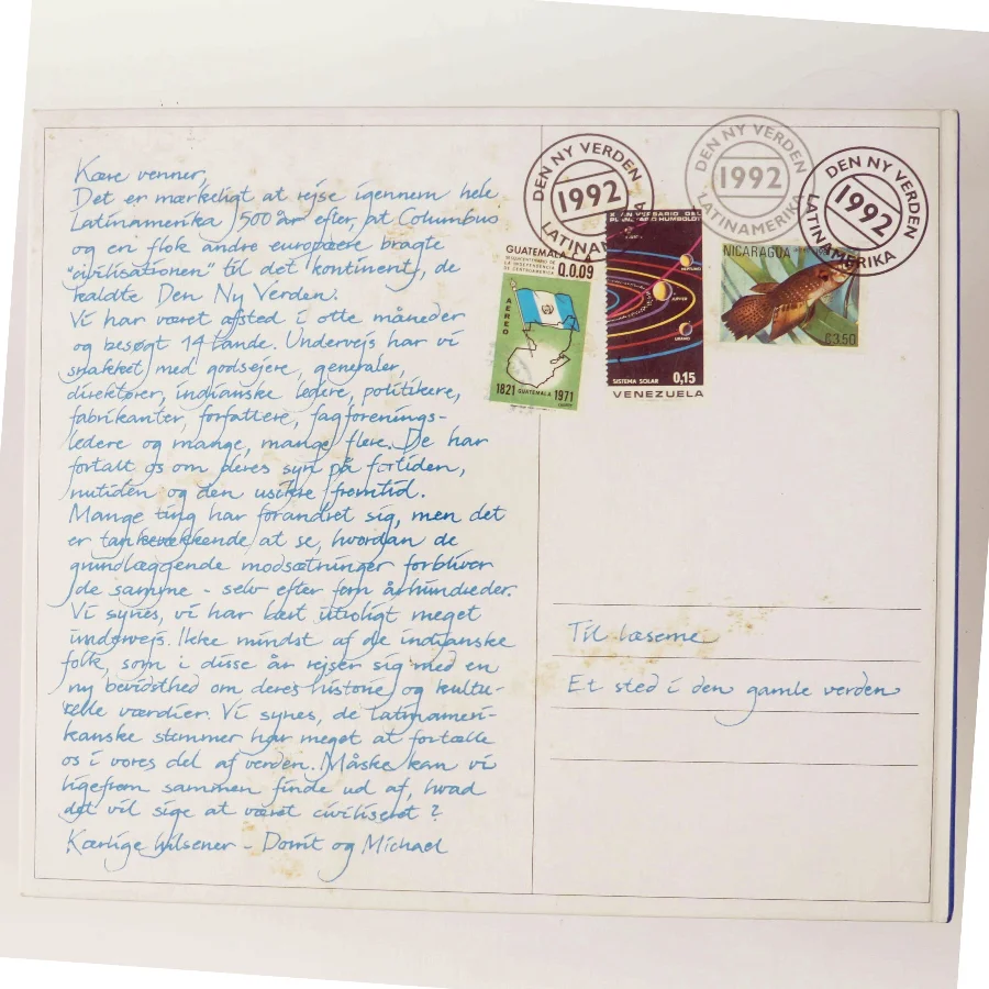 Postkort fra Den Ny Verden af Dorrit Saietz (Bog)