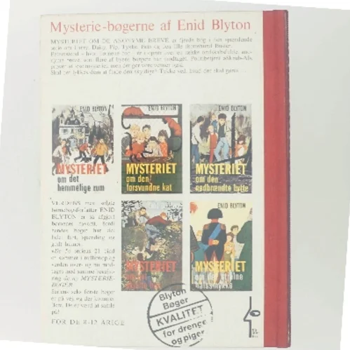 Mysteriet om de anonyme breve af Enid Blyton (Bog)