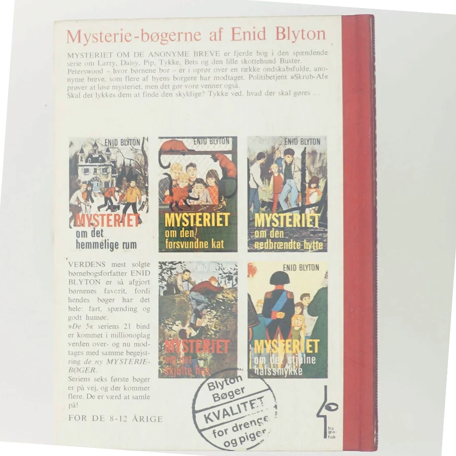 Mysteriet om de anonyme breve af Enid Blyton (Bog)
