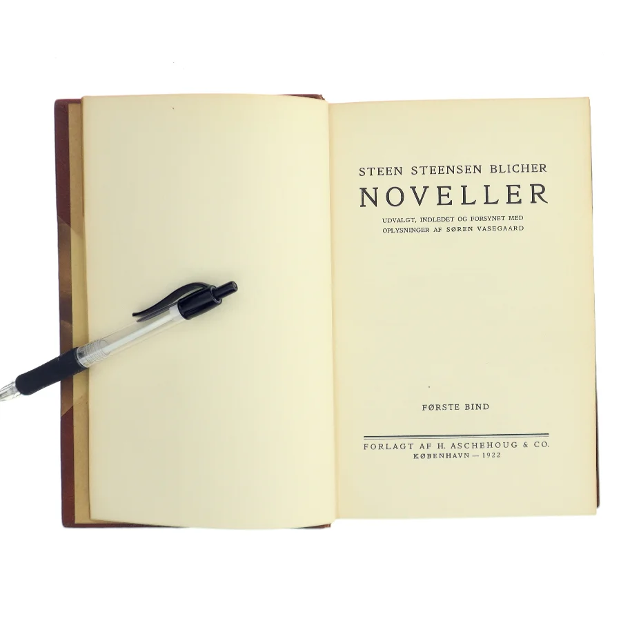 Noveller. Første bind (Bog)