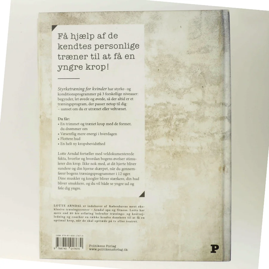 Styrketræning for kvinder af Lotte Rye Arndal (Bog)