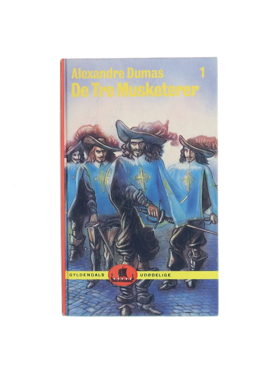 Forsiden af De tre musketerer 1 af Alexandre Dumas