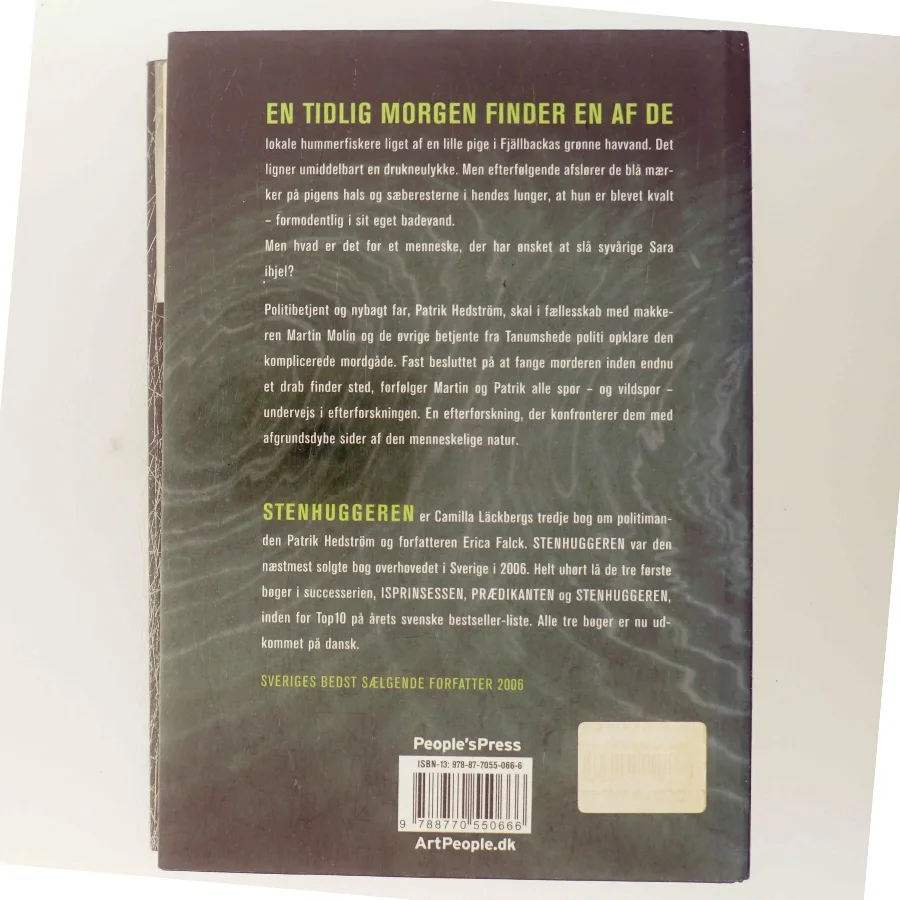 Stenhuggeren : kriminalroman af Camilla Läckberg (Bog)