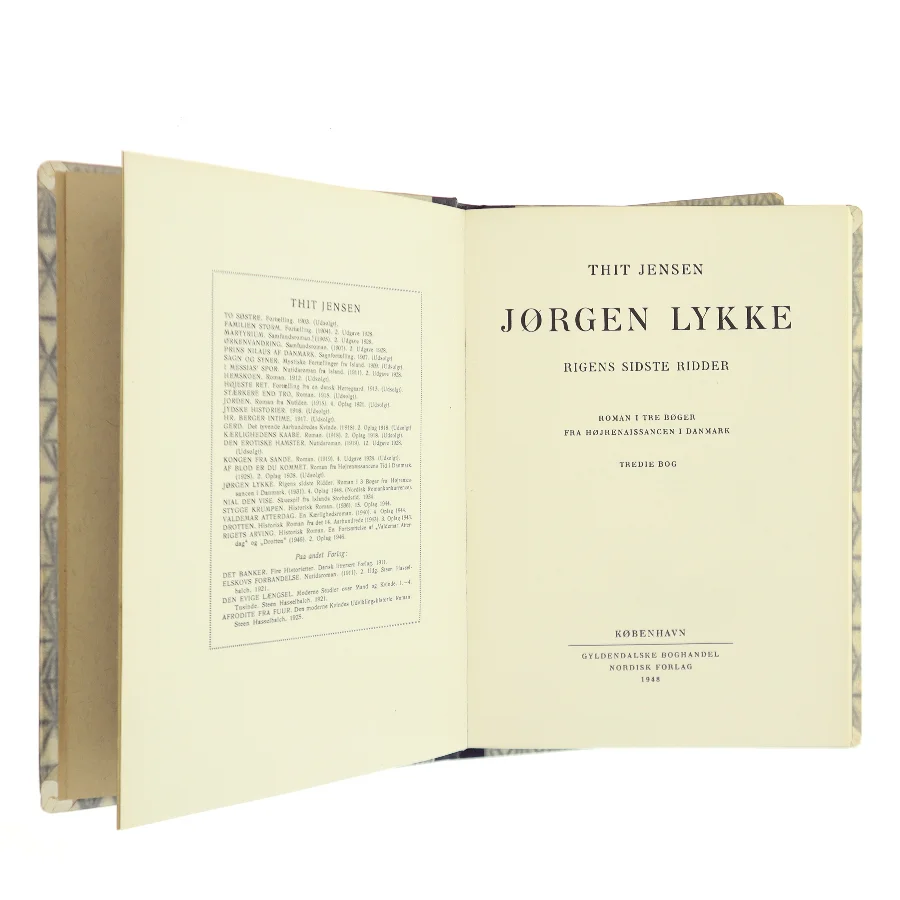 Jørgen Lykke – Rigens sidste ridder af Thit Jensen (Bog)