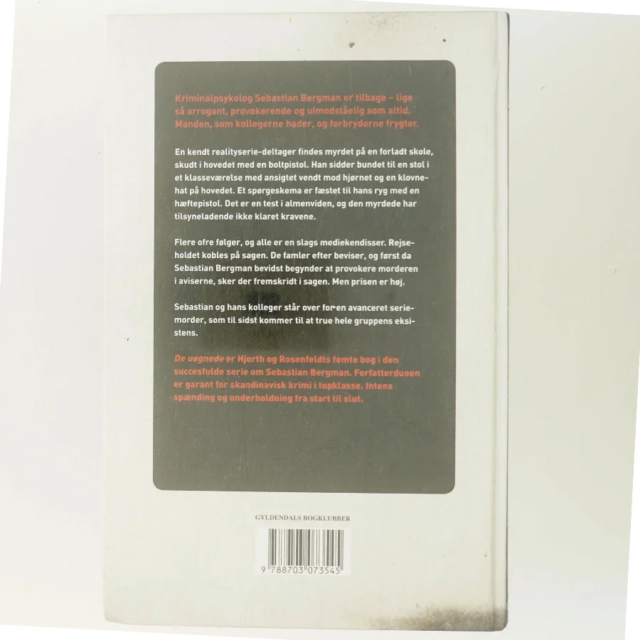 De uegnede : kriminalroman af Michael Hjorth (f. 1963-05-13) (Bog)