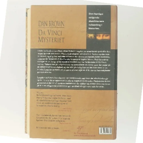 Da Vinci Mysteriet af Dan Brown (Bog)