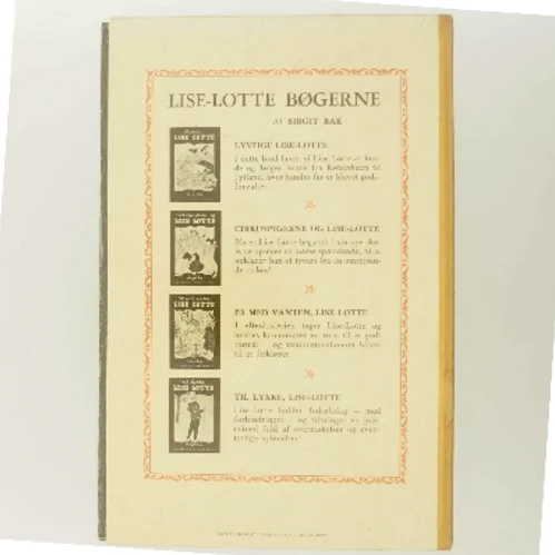Til lykke Lise-Lotte af Birgit Bak (Bog)