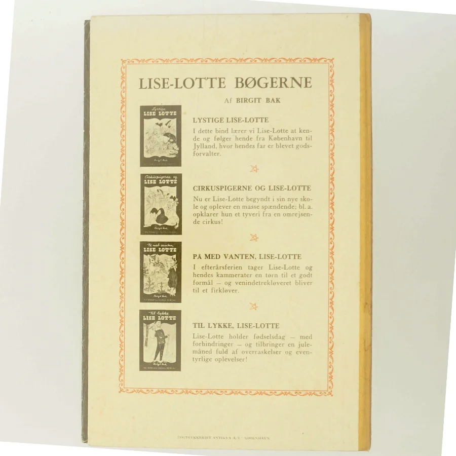 Til lykke Lise-Lotte af Birgit Bak (Bog)