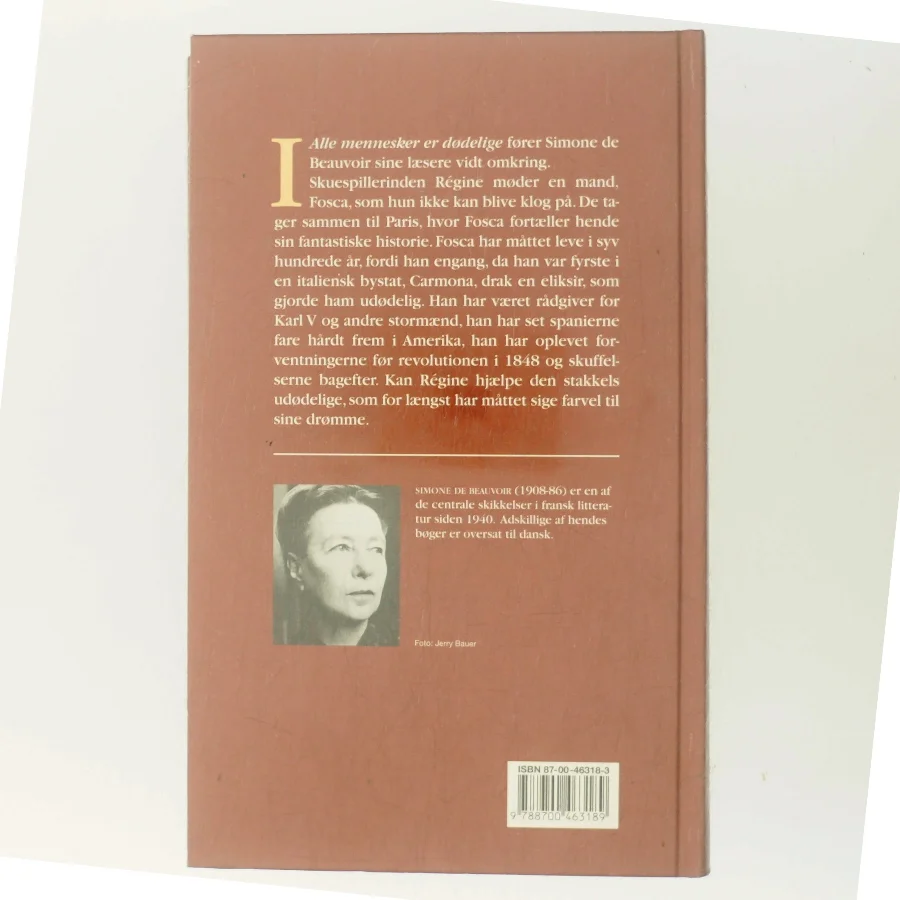 Alle mennesker er dødelige af Simone de Beauvoir (Bog)