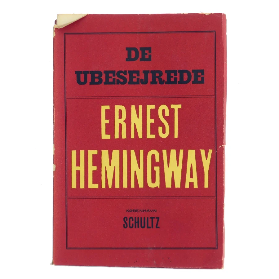 De ubesejrede af Ernest Hemingway (Bog)