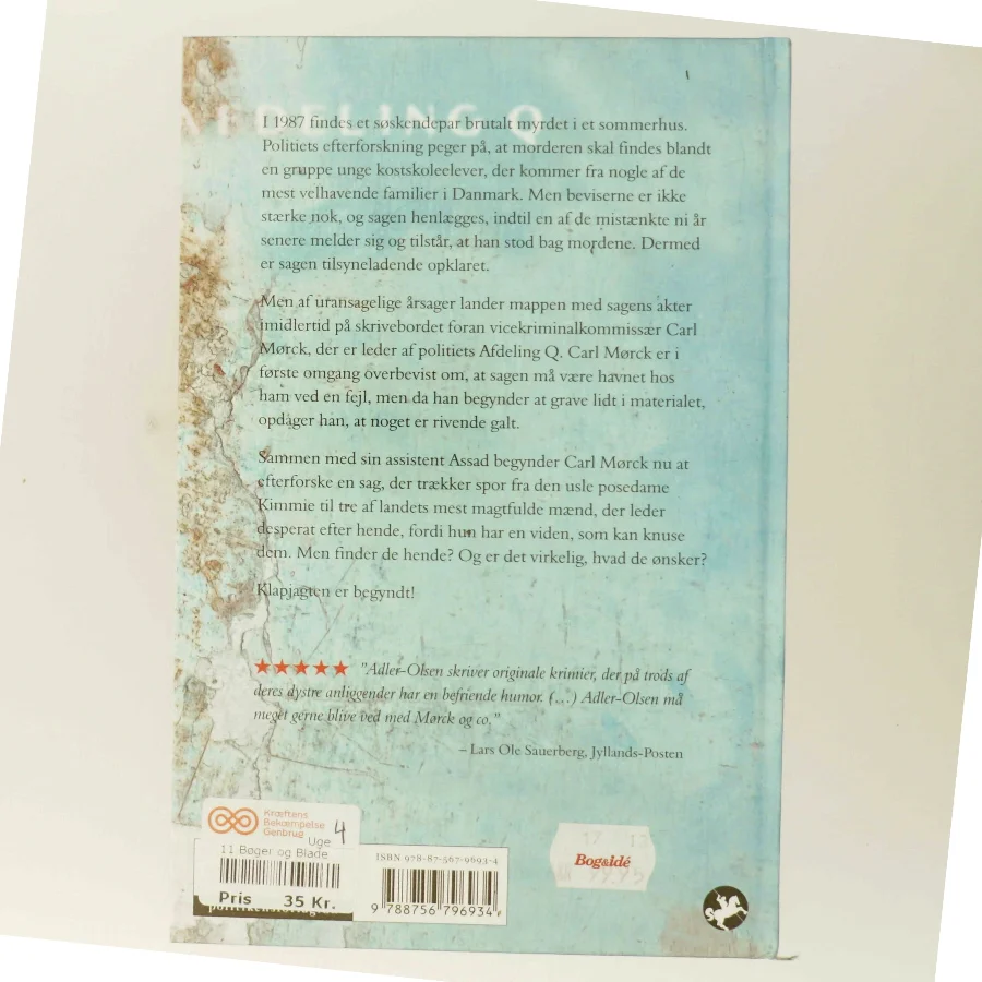 Fasandræberne af Jussi Adler-Olsen (Bog)