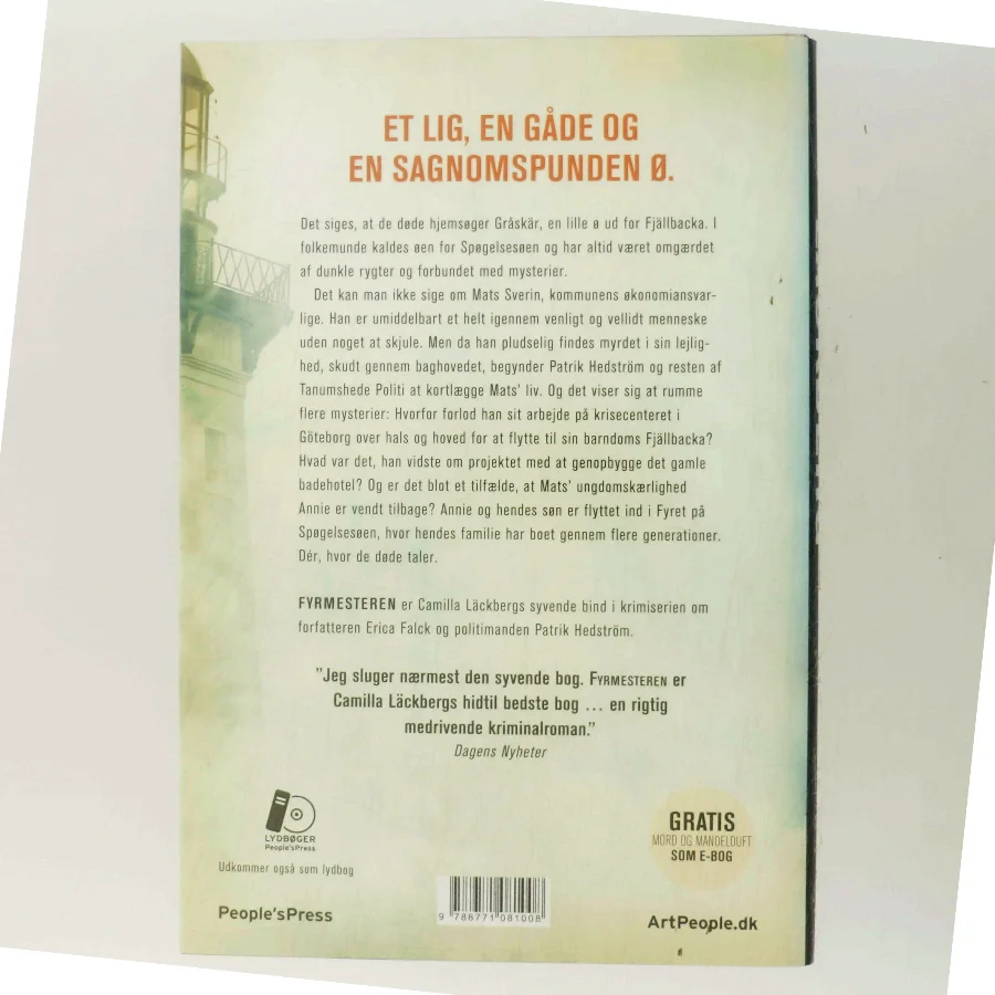 Fyrmesteren : kriminalroman (Klassesæt) af Camilla Läckberg (Bog)