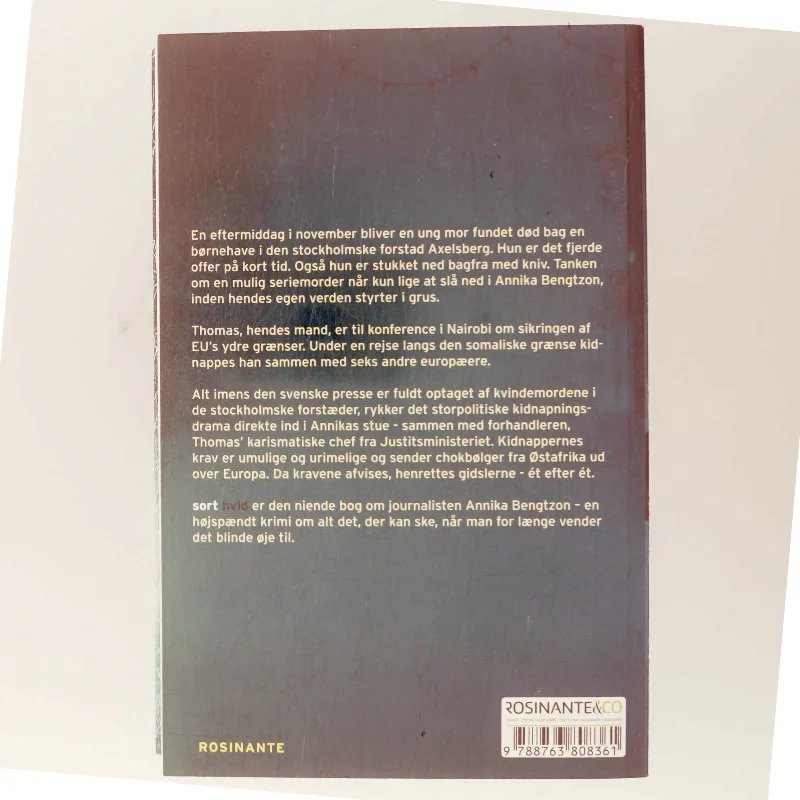 Sort hvid af Liza Marklund (Bog)