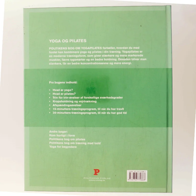 Politikens bog om yogapilates af Jacqueline Lysycia (Bog)