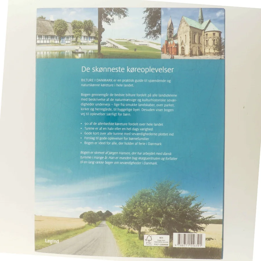 Bilture i Danmark : på tur i Danmark fra Skagen til Gedser af Jørgen Hansen (f. 1951-05-06) (Bog)