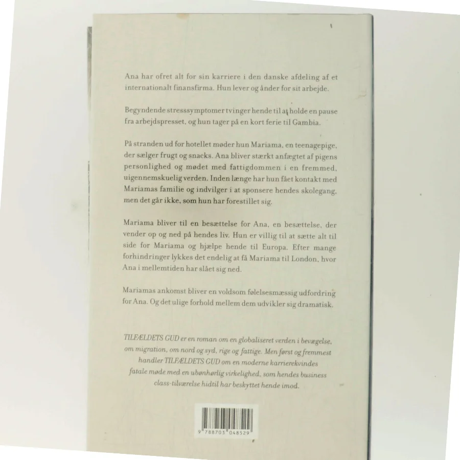 Tilfældets gud : roman af Kirsten Thorup (Bog)