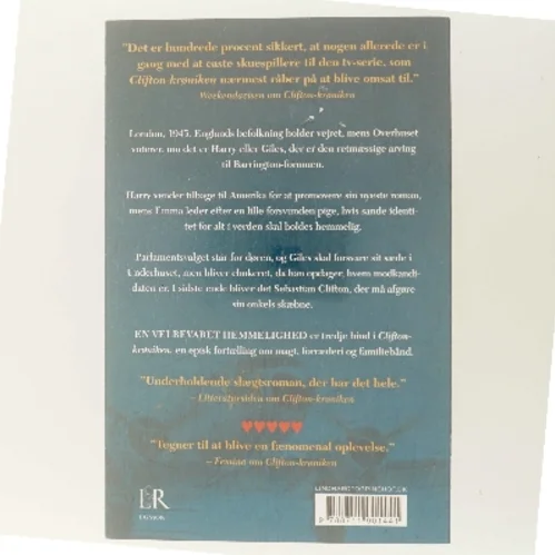 En velbevaret hemmelighed af Jeffrey Archer (Bog)