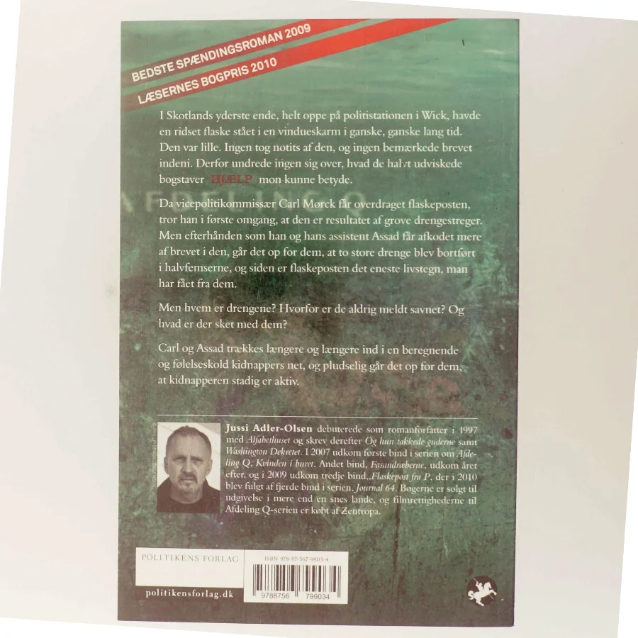 Flaskepost fra P af Jussi Adler-Olsen (Bog)