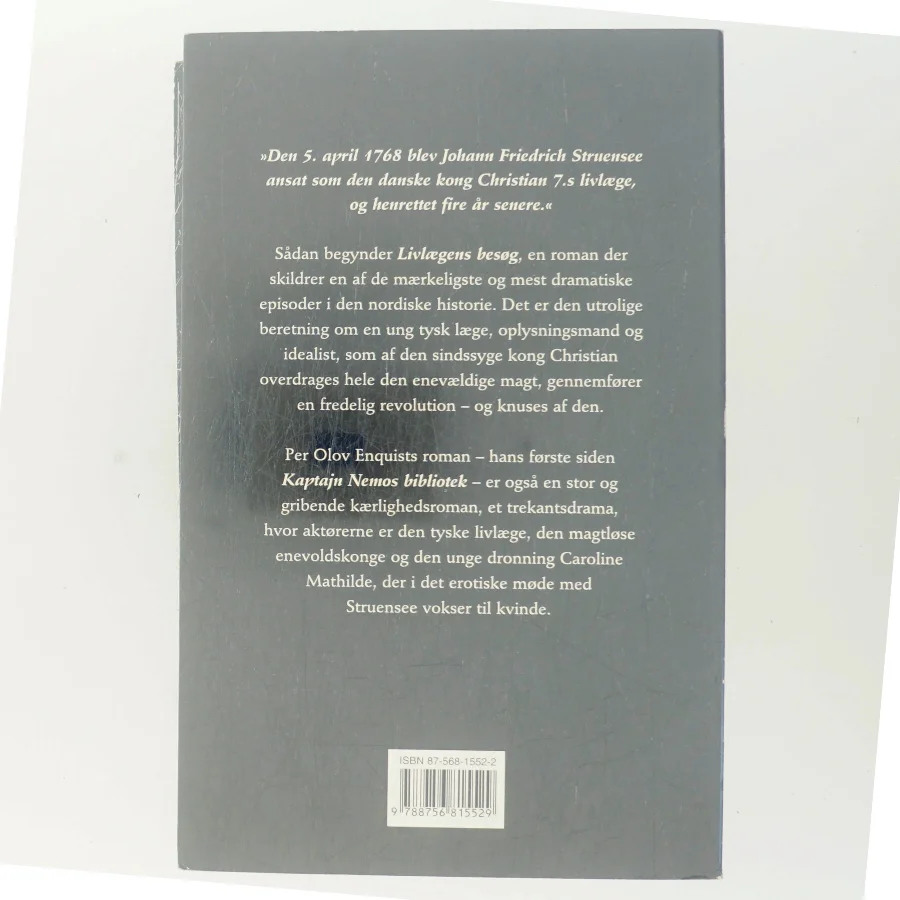 Livlaegens Besog: Roman (Danish Edition) af Per Olov Enquist (Bog)