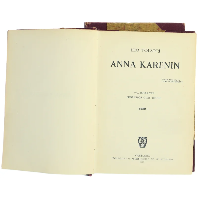 Anna Karenin af Leo Tolstoj (Bog)