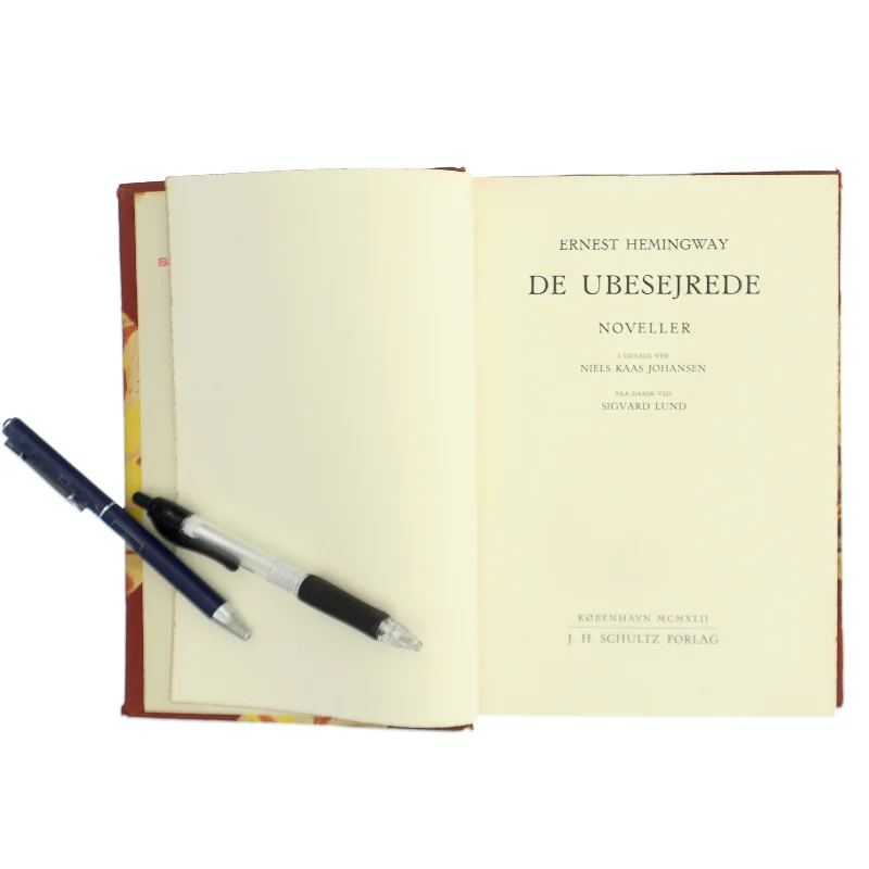 De Ubesejrede af Ernest Hemingway (Bog)