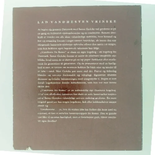 Vandheste fra Rømø af Søren Gericke (Bog)