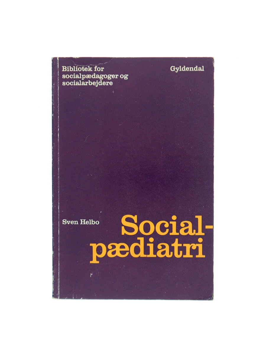 Forsiden af Socialpædiatri af Sven Helbo