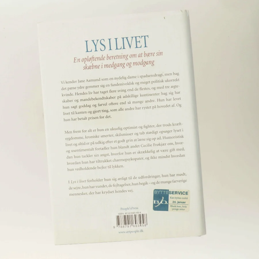 Lys i livet af Jane Aamund (Bog)