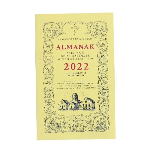 Almanak – skriv- og rejse-kalender 2022 af Københavns Universitet (Bog)