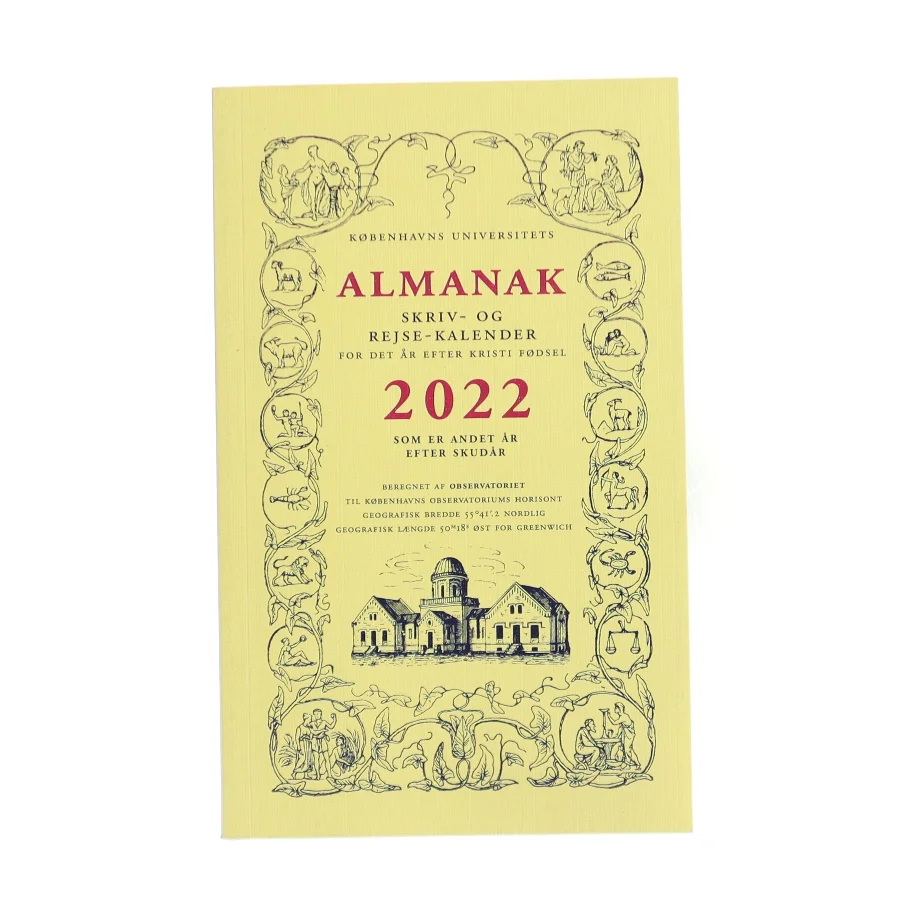 Almanak – skriv- og rejse-kalender 2022 af Københavns Universitet (Bog)