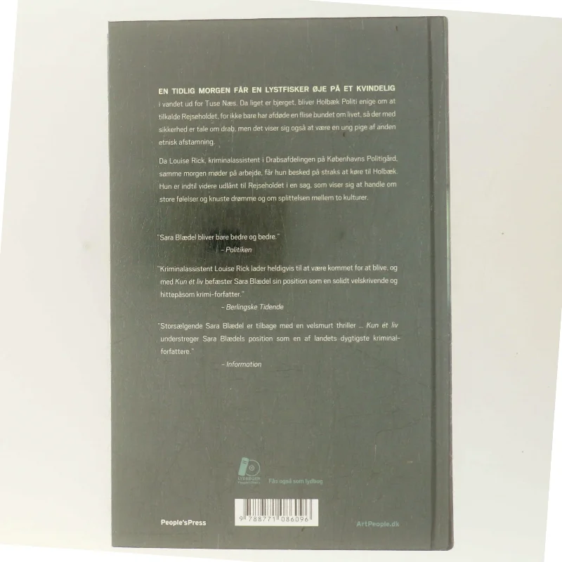 Kun ét liv af Sara Blædel (Bog)