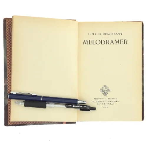 Bog: Melodramer af Holger Drachmann fra Gyldendalske Boghandel Nordisk Forlag af Holger Drachmann (Bog)