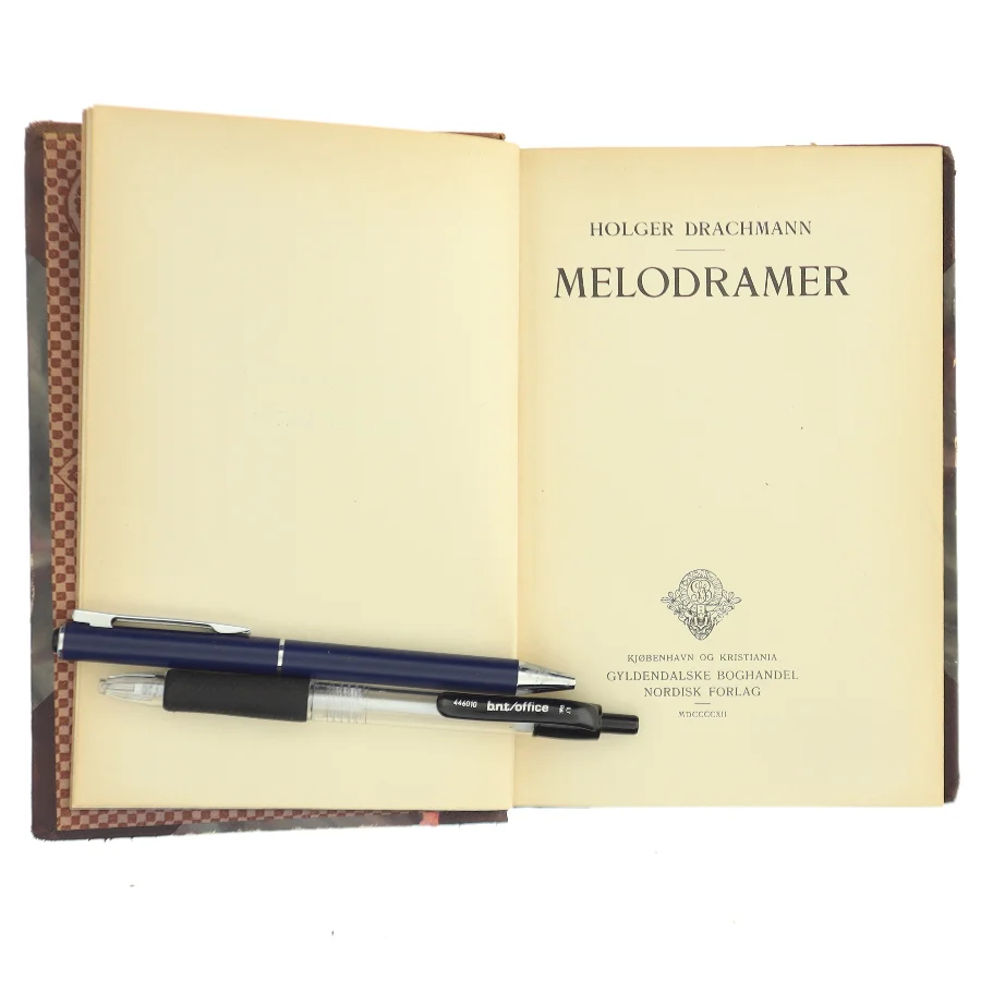 Bog: Melodramer af Holger Drachmann fra Gyldendalske Boghandel Nordisk Forlag af Holger Drachmann (Bog)