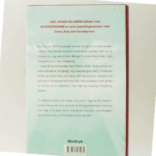 Skyggedrengen af Carl-Johan Vallgren (Bog)