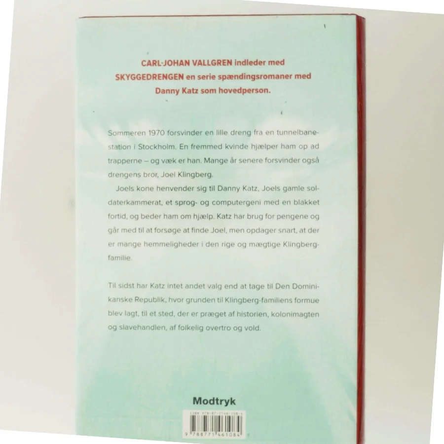 Skyggedrengen af Carl-Johan Vallgren (Bog)