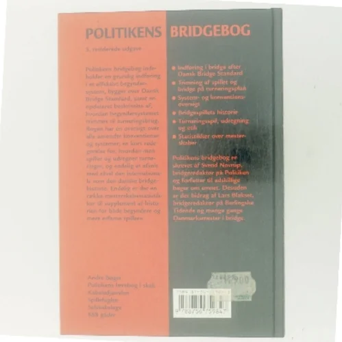 Politikens bridgebog af Svend Novrup (Bog)