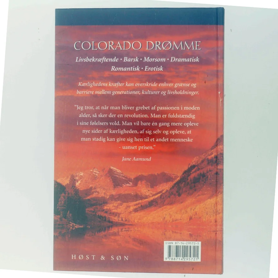 Colorado drømme : en roman om den modne passion af Jane Aamund (Bog)