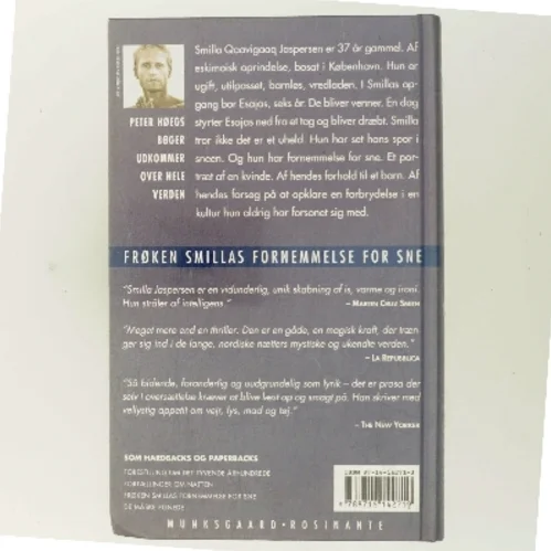 Frøken Smillas fornemmelse for sne : roman af Peter Høeg (f. 1957-05-17) (Bog)