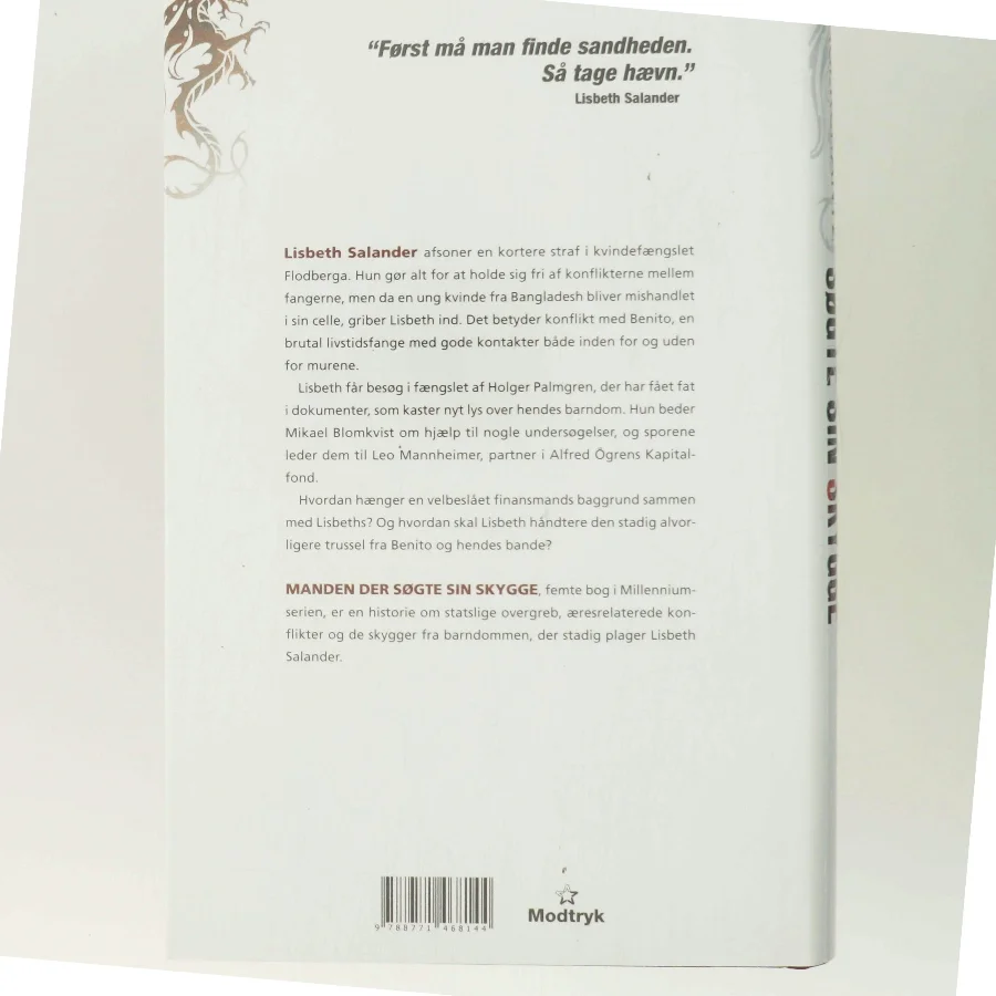 Manden der søgte sin skygge af David Lagercrantz (Bog)