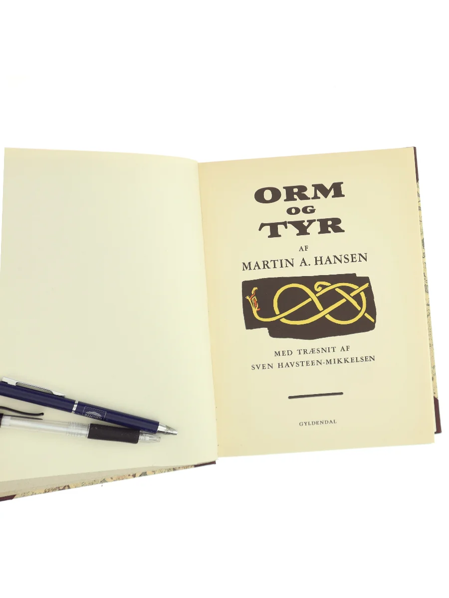 Forsiden af Orm og Tyr af Martin A. Hansen