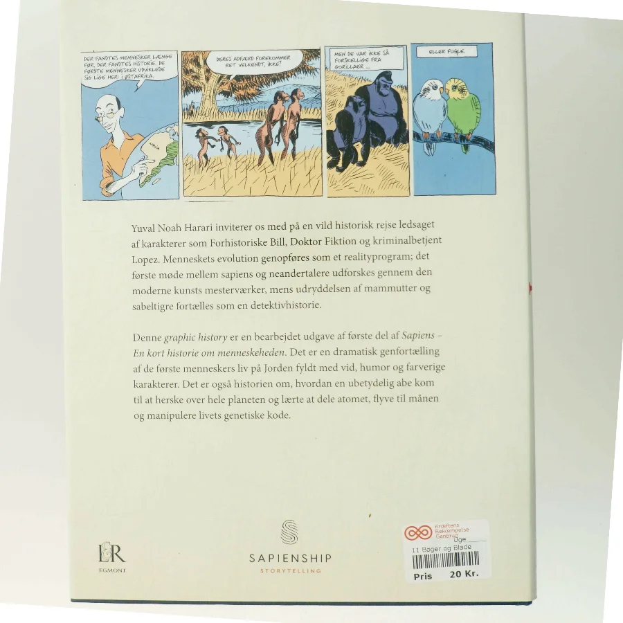 Sapiens: En graphic history af Yuval Noah Harari (Bog)