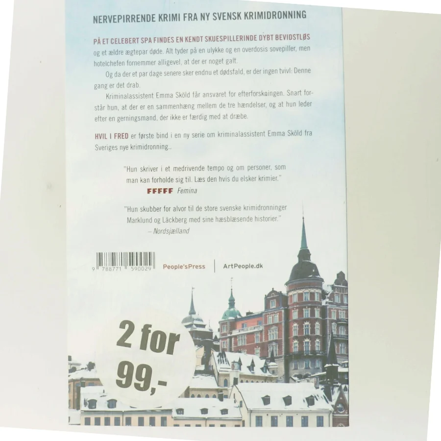 Hvil i fred : krimi af Sofie Sarenbrant (Bog)