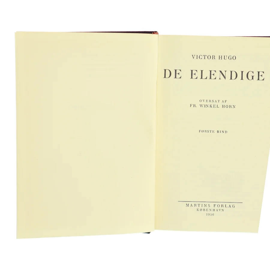 De elendige af Victor Hugo (Bog)