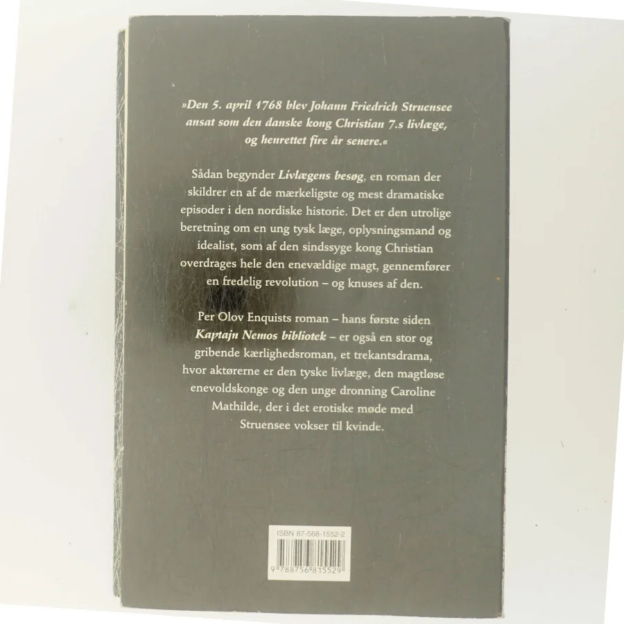 Livlaegens Besog: Roman (Danish Edition) af Per Olov Enquist (Bog)