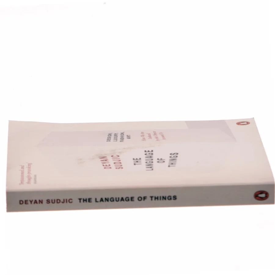The language of things af Deyan Sudjic (Bog)