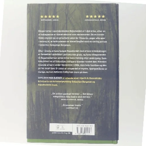 Skylden man bærer : kriminalroman af Michael Hjorth (f. 1963-05-13) (Bog)