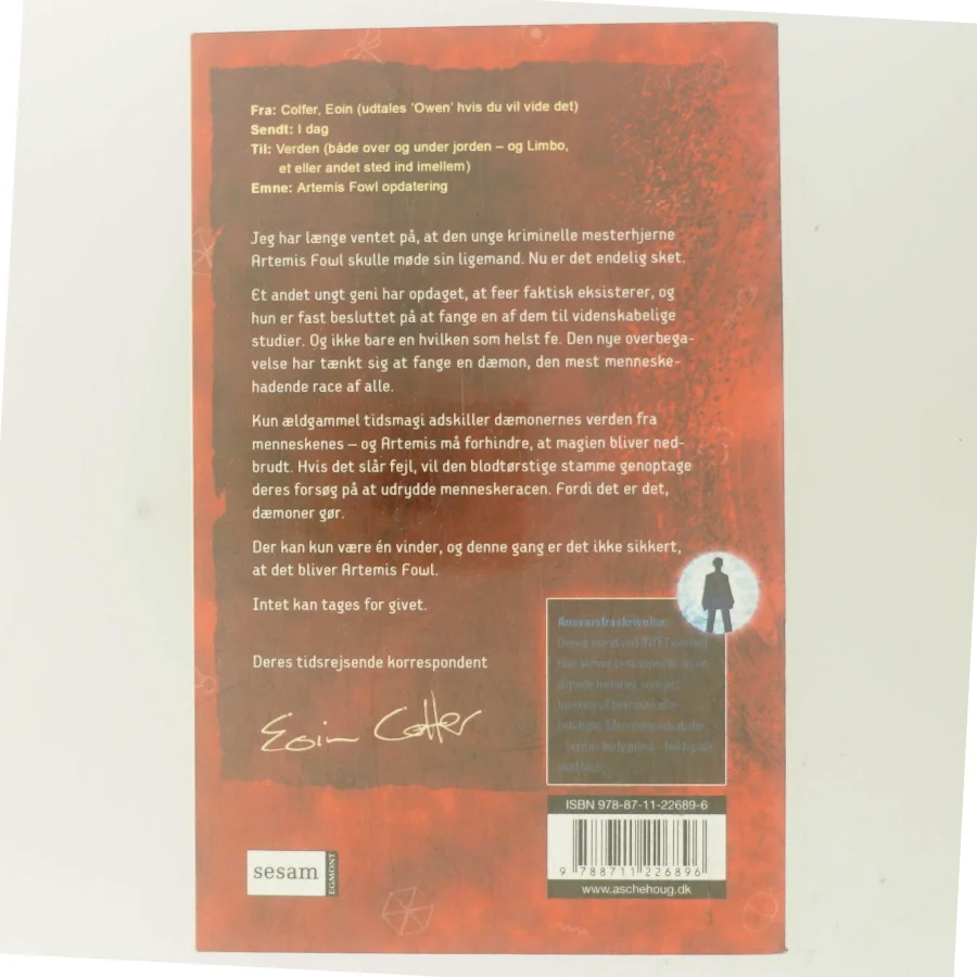 Artemis Fowl - den tabte koloni af Eoin Colfer (Bog)